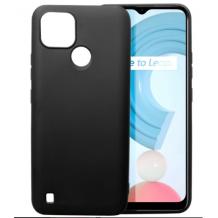 Силиконов калъф / кейс / TPU за Realme C25Y - черен / мат