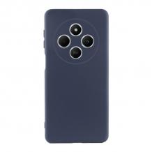 Силиконов калъф / кейс за Xiaomi Redmi 14C - тъмносин гръб със защита за камерата