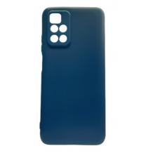 Силиконов калъф / гръб / TPU кейс за Xiaomi Redmi 10 - тъмно син / мат
