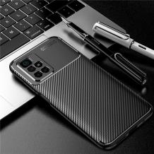 Луксозен силиконов калъф / гръб / TPU Auto Focus за Xiaomi Redmi 10 - черен / Carbon