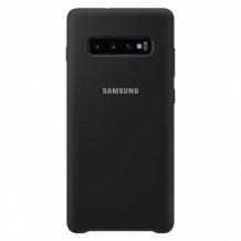 Силиконов гръб Silicone Cover за Samsung S10 Plus - черен