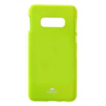 Луксозен силиконов калъф / гръб / TPU Mercury GOOSPERY Jelly Case за Samsung S10 Lite / S10e - лайм