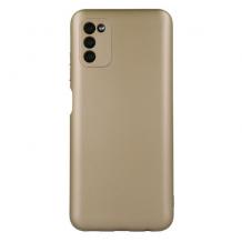 Силиконов калъф / гръб / TPU кейс Metallic Cover за Samsung S20 FE - златист