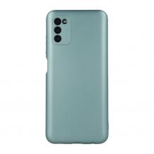 Силиконов калъф / гръб / TPU кейс Metallic Cover за Samsung S22 Plus 5G - зелен