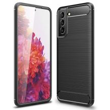 Силиконов калъф / гръб / TPU кейс за Samsung S22 - черен / carbon