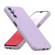 Силиконов калъф / кейс / Nano TPU за Samsung S24 FE - лилав гръб със защита за камерата