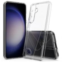 Силиконов калъф / гръб / TPU кейс 2mm за Samsung S25 Plus - прозрачен гръб със защита за камерата