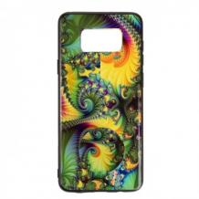 Луксозен силиконов калъф / гръб / TPU с Popsocket за Samsung S8 Plus G955