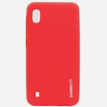 Луксозен силиконов калъф / гръб / Sammato Cover TPU Case за Samsung A10