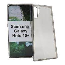 Ултра тънък силиконов калъф / гръб / TPU Ultra Thin за Samsung Note 10 Plus N975 - сив / прозрачен