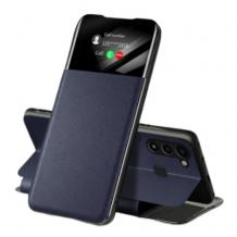 Луксозен кожен калъф Smart View Cover за Samsung A03