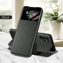 Луксозен активен калъф Smart View Flip Cover за Apple iPhone 14 (6.1) - черен