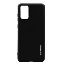 Луксозен силиконов калъф / гръб / Sammato Cover TPU Case за Samsung S20 Plus - черен