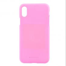 Луксозен силиконов калъф / гръб / TPU Mercury GOOSPERY Soft Jelly Case за Apple iPhone XS Max