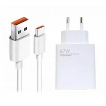 Оригинално бързо зарядно Xiaomi Fast Charging Combo 67W 6.2A