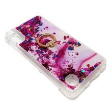 Луксозен силиконов калъф / гръб / tpu 3D Water Case със стойка за Samsung A10