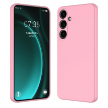 Силиконов калъф / кейс / Nano TPU за Samsung A16 - розов гръб със защита за камерата