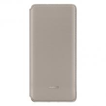 Оригинален калъф Wallet Cover 51992870 за Huawei P30 Pro - кафяв
