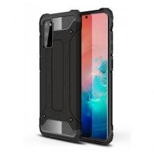 Силиконов гръб TPU Spigen Hybrid с твърда част за Samsung A41 A415 – черен