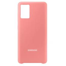 Оригинален гръб Silicone Cover кейс за Samsung A52 4G / A52 5G / A52s 5G - светло розов