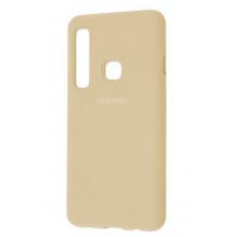 Оригинален силиконов калъф / гръб / TPU за Samsung A9 A920F 2018 - бежов