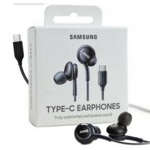 Оригинални стерео слушалки AKG / handsfree / за Samsung S25 FE Type-C - черни