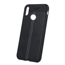Луксозен кожен гръб Beeyo Elegance Case за Huawei P20 Lite - черен