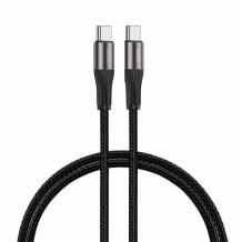Кабел USB VIDVIE CB4038 за зареждане и пренос на данни 60W / Type-C to Type-C 2m