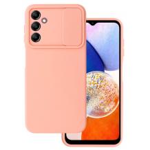 Силиконов калъф / гръб / за Soft Case за Samsung A56 5G - прасковен със защита за камерата