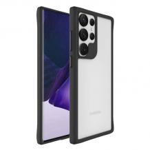 Луксозен противоударен калъф / гръб / кейс Silicone Satin Matt Case за Samsung S23 Ultra