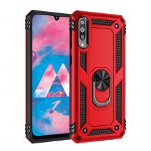 Силиконов гръб Spigen със стойка и магнитно захващане за Samsung A70 - червен