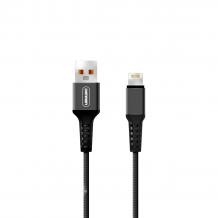 USB кабел DENMEN Lightning D02L 2.4A за зареждане и пренос на данни