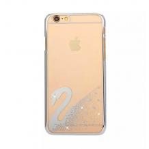 Луксозен ултра тънък твърд гръб с камъни Swarovski за Apple iPhone 6 / iPhone 6S