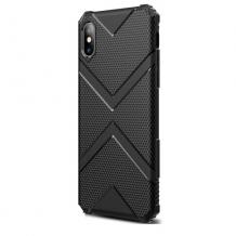 Силиконов калъф / гръб / TPU Hybrid за Samsung S10 - черен / Immortal