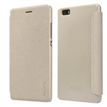Луксозен кожен калъф Flip тефтер NILLKIN Sparkle за Huawei Ascend P8 Lite / Huawei P8 Lite
