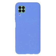 Луксозен силиконов калъф / гръб / Nano TPU за Huawei P40 lite - син