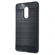 Силиконов калъф / гръб / TPU за LG K8 2018 - черен / carbon