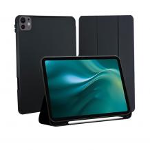 Луксозен калъф Etteri за Apple iPad Pro (2024) 11 инча - черен
