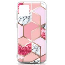 Луксозен силиконов калъф / гръб / TPU Glometric Marble за Apple iPhone 12 /12 Pro 6.1''