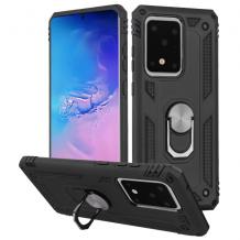Силиконов гръб Spigen със стойка и магнитно захващане за Samsung S20 Ultra – черен