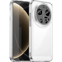 Силиконов калъф / кейс за Xiaomi 17 Ultra - прозрачен гръб със защита за камерата