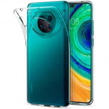 Силиконов калъф / гръб / TPU за Huawei Mate 30 Pro - прозрачен