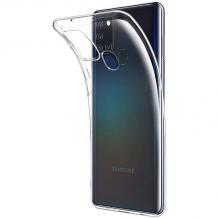 Ултра тънък силиконов калъф / гръб / TPU Ultra Thin за Samsung A21s – прозрачен