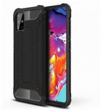 Силиконов гръб TPU Spigen Hybrid с твърда част за Samsung Note 10 Lite / A81 - черен