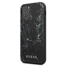 Оригинален гръб Guess Marble за Apple iPhone 13 Pro Max 6.7" - черен / мрамор