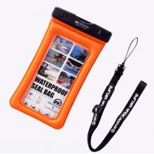 Универсален водоустойчив калъф Waterproof WK WT-Q01OR за мобилен телефон (L)