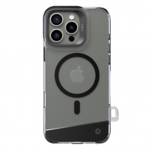 Луксозен гръб TPU кейс Kajsa Aluminium Trans-Shield Case с безжично зареждане MagSafe за Apple iPhone 16 Pro (6.3)