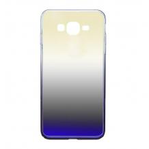 Силиконов калъф / гръб / TPU Ombre Case за Samsung J3 / J3 2016 J320 - преливащ / златисто и сиво