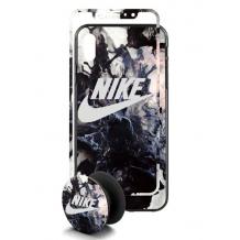 Луксозен твърд гръб 3in1 със стъклен протектор и Popsocket за Apple iPhone 6 / iPhone 6S - прeливащ / 1