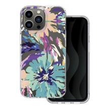 Луксозен силиконов твърд гръб / калъф / кейс IMD print splash за Apple iPhone 15 Pro Max (6.7) - Многоцветен